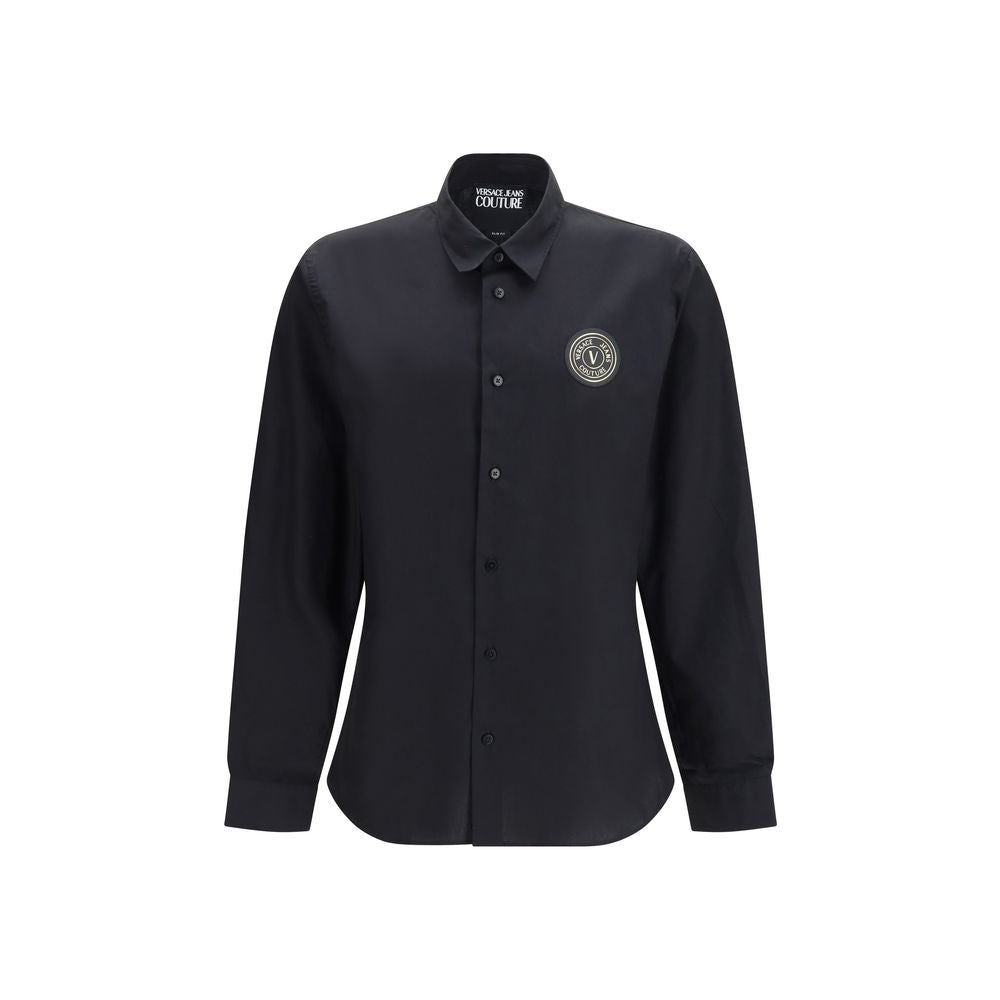 Chemise en coton noir Versace Jeans
