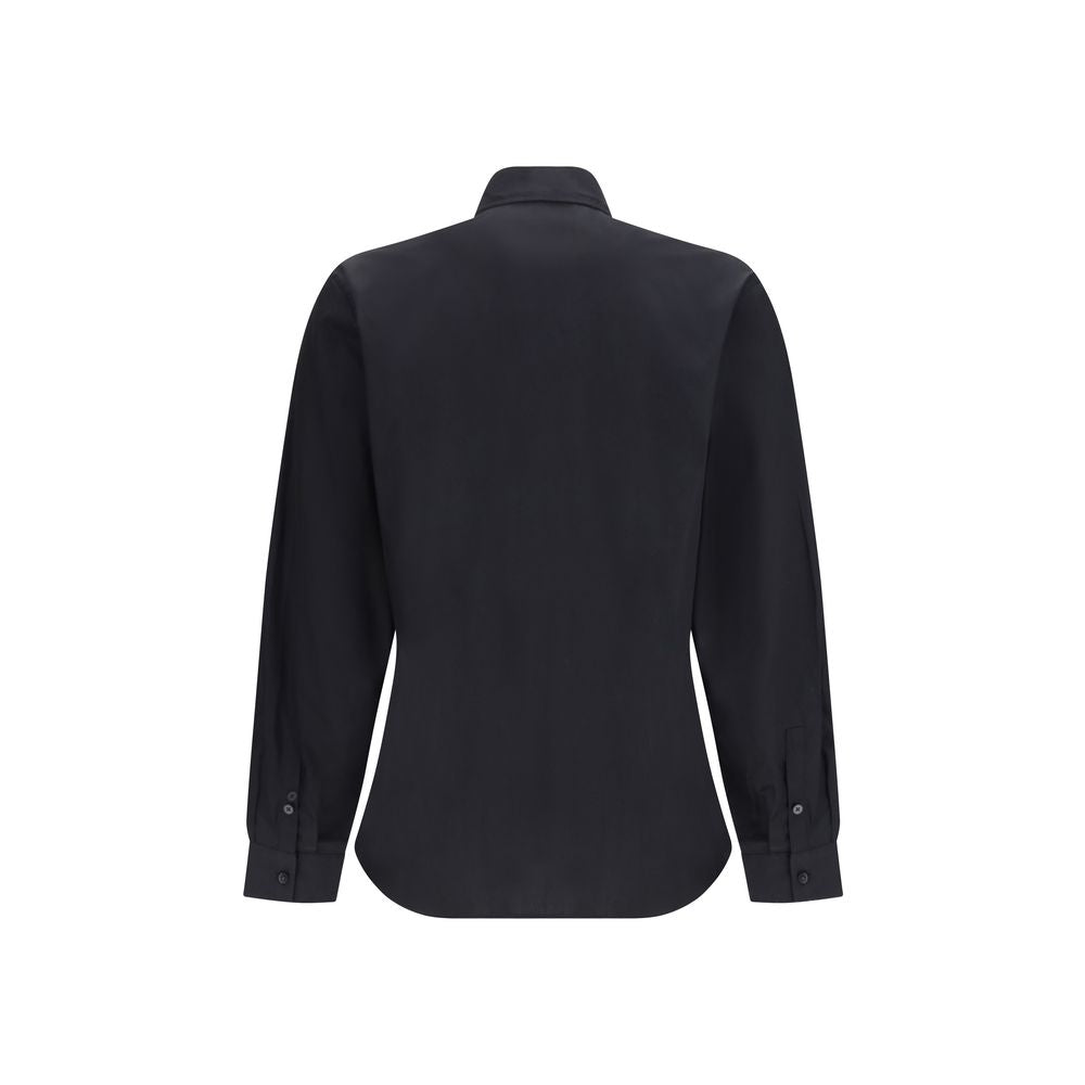 Chemise en coton noir Versace Jeans