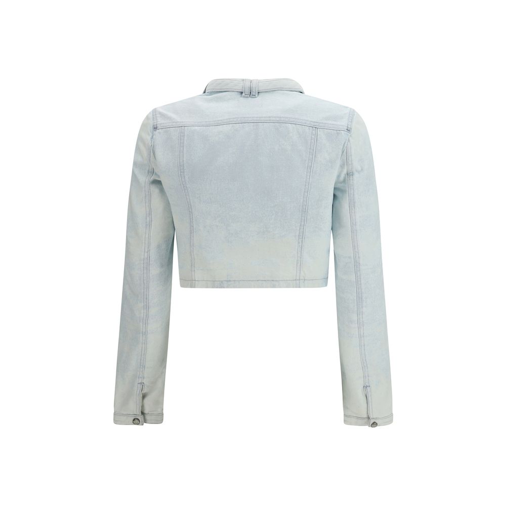 Blouson motard en coton bleu Diesel