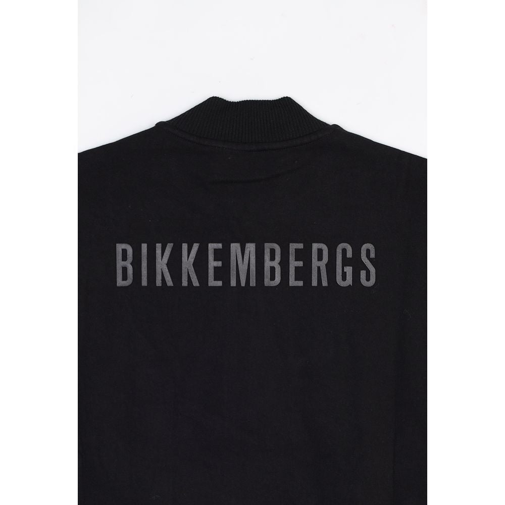 Sweat-shirt Bikkembergs en coton noir