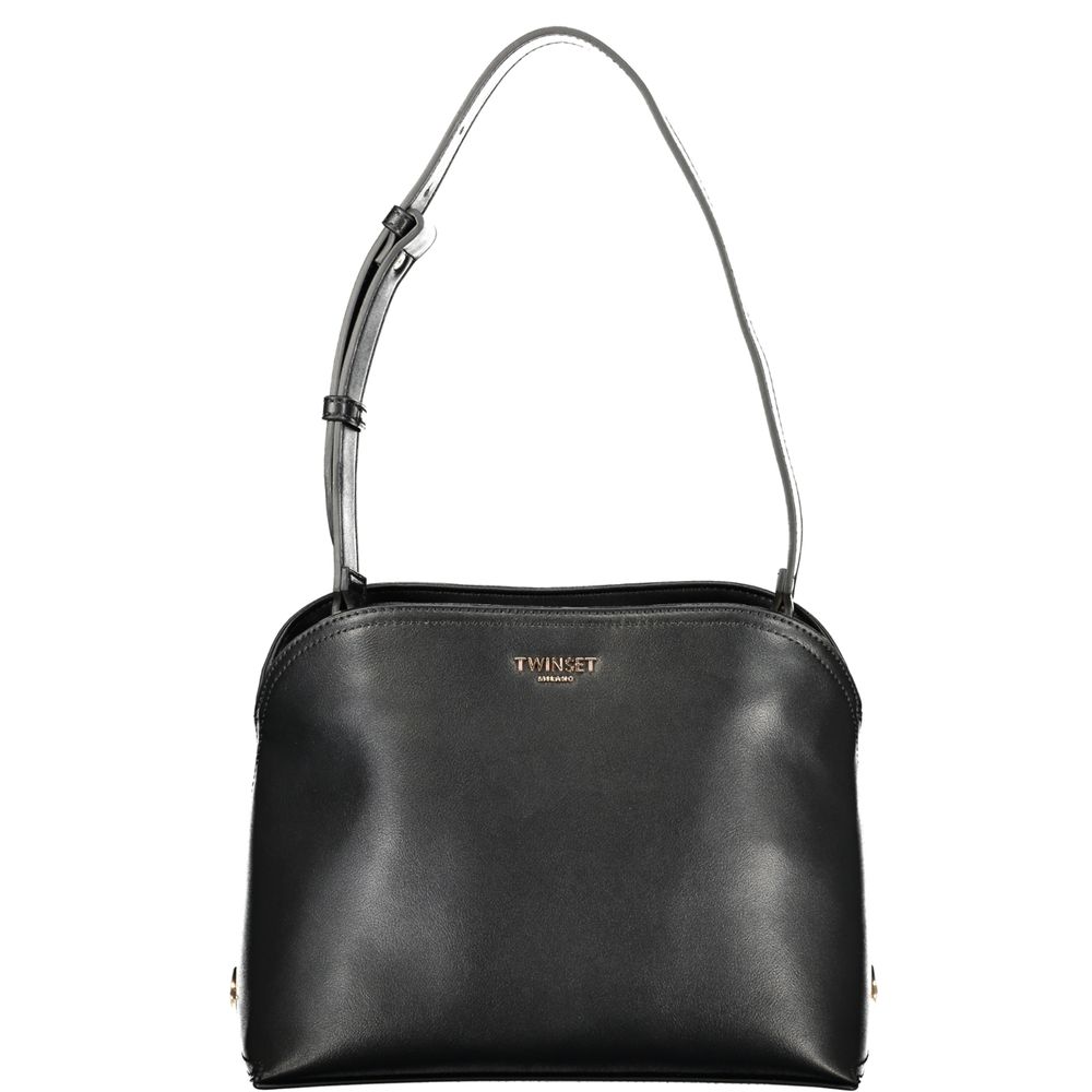 Sac à bandoulière Twinset en polyuréthane noir pour femme