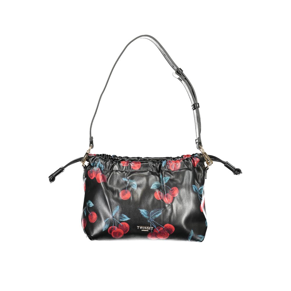 Sac à bandoulière Twinset en polyuréthane noir pour femme