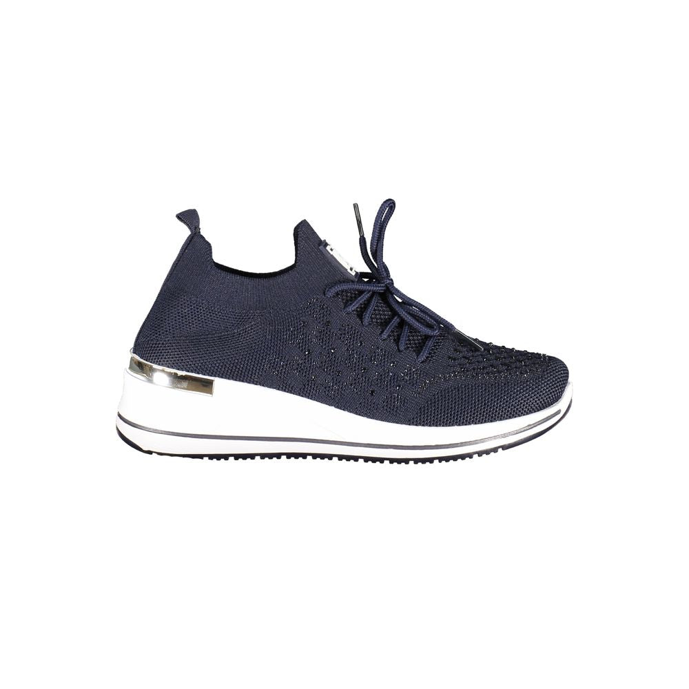 Baskets Laura Biagiotti bleues en polyester pour femme