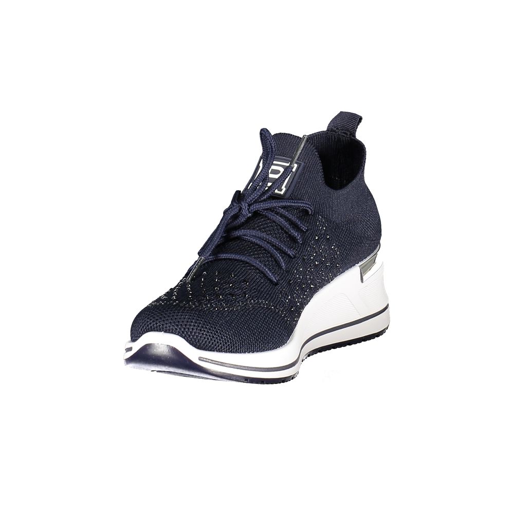 Baskets Laura Biagiotti bleues en polyester pour femme