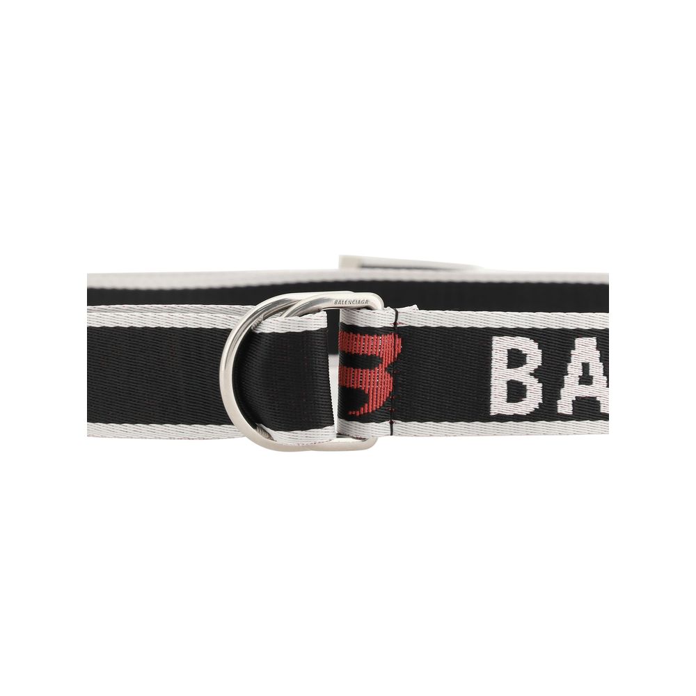 Ceinture Balenciaga en tissu multicolore