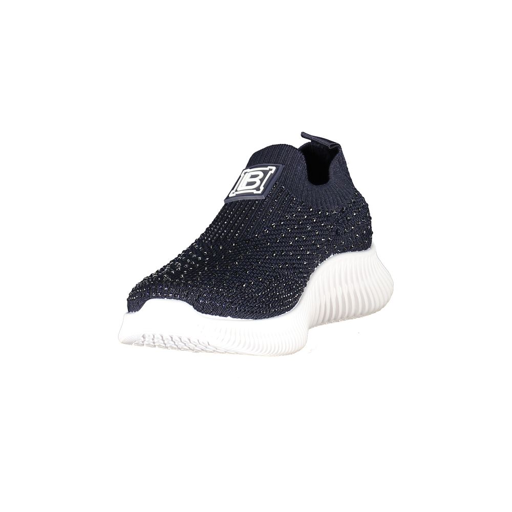 Baskets Laura Biagiotti bleues en polyester pour femme