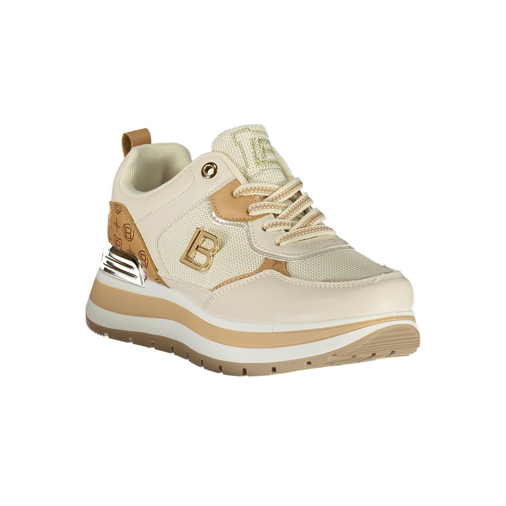 Baskets Laura Biagiotti en polyuréthane beige pour femme