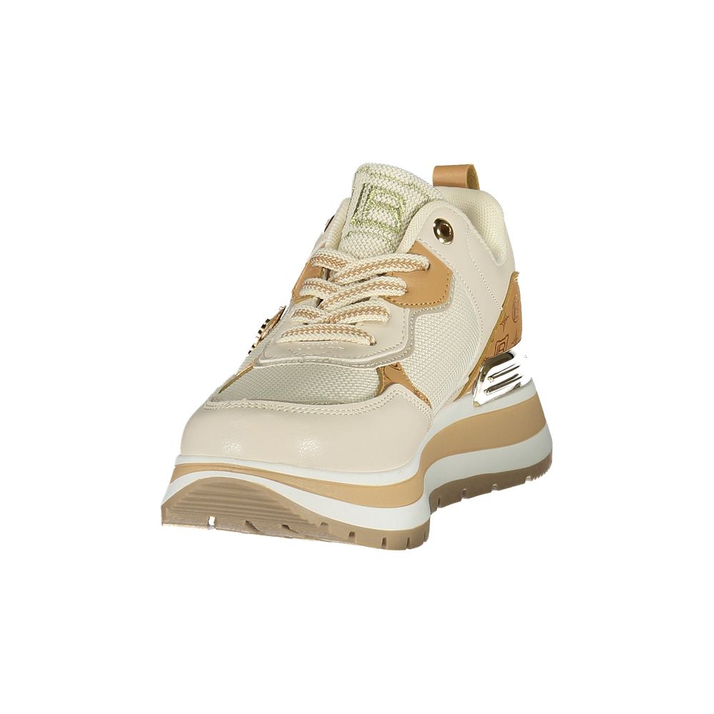 Baskets Laura Biagiotti en polyuréthane beige pour femme