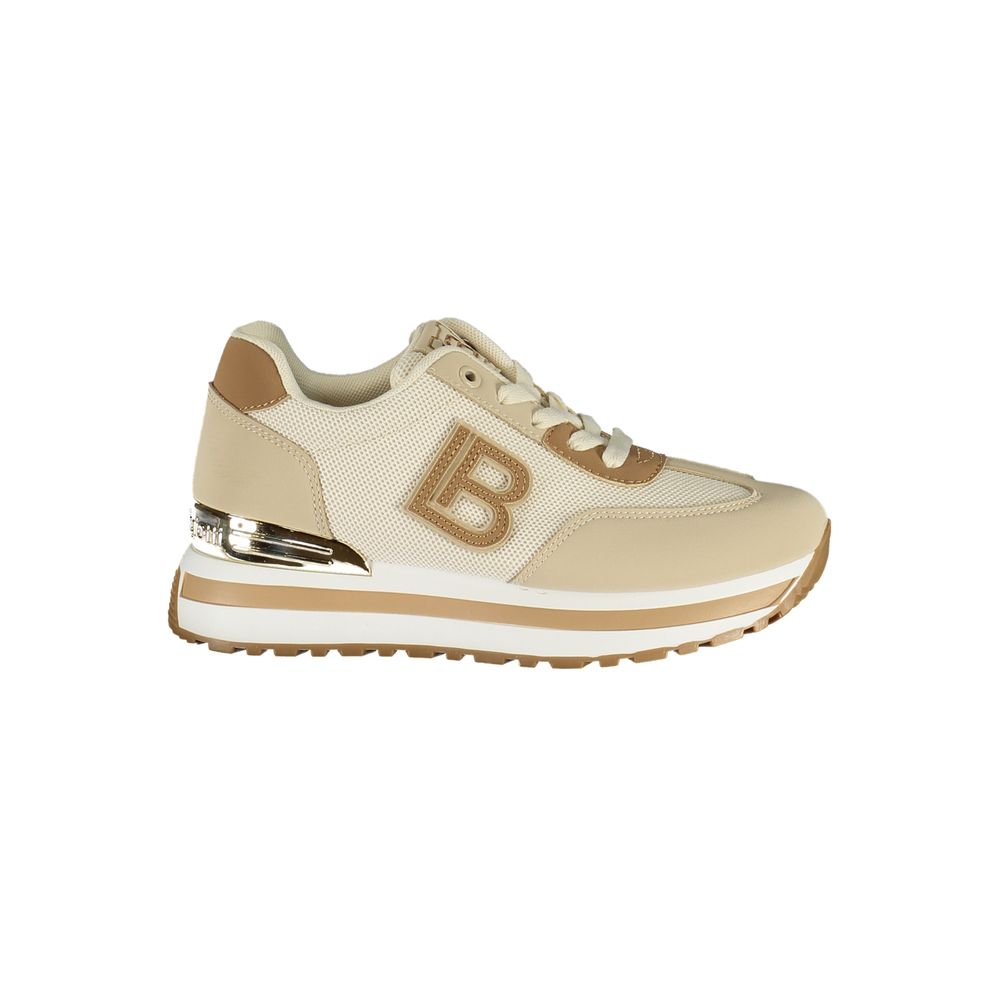Baskets Laura Biagiotti en polyuréthane beige pour femme