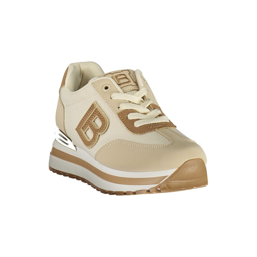 Baskets Laura Biagiotti en polyuréthane beige pour femme