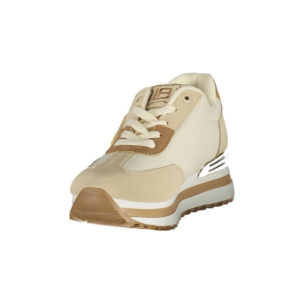 Baskets Laura Biagiotti en polyuréthane beige pour femme