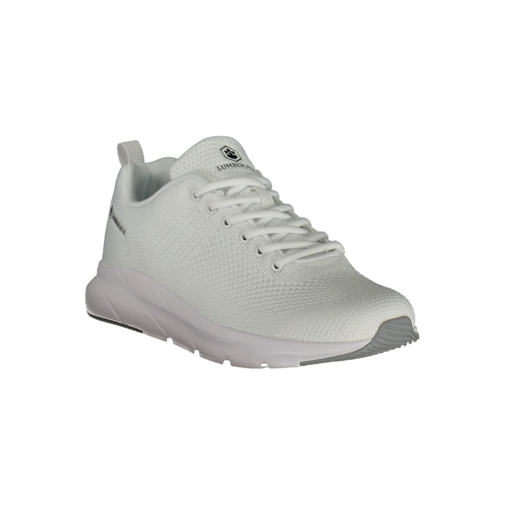 Lumberjack White Polyester Men's Sneaker