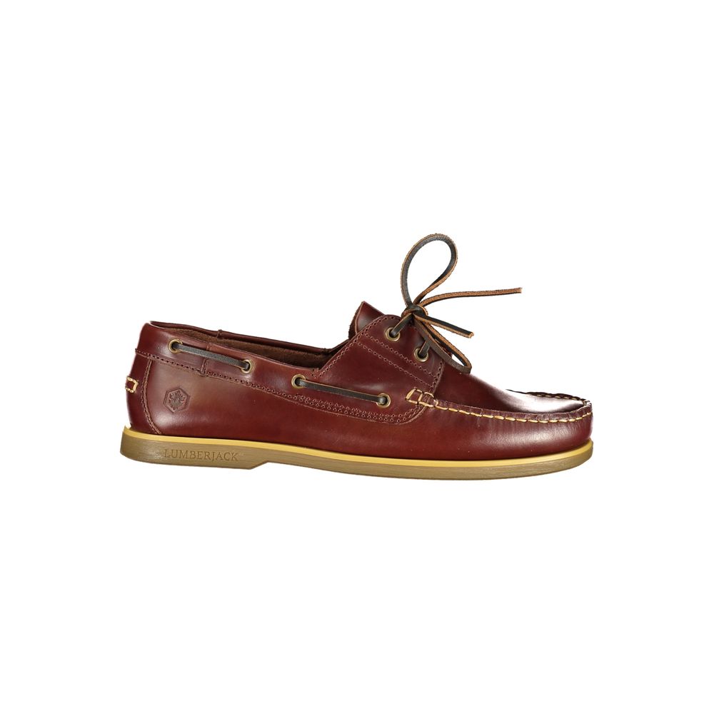 Chaussures classiques pour homme en cuir marron Lumberjack