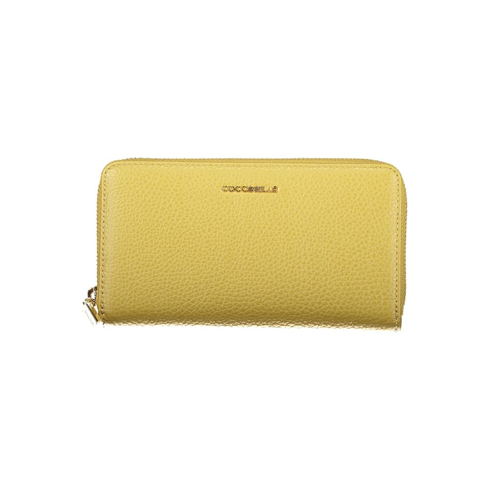 Portefeuille femme Coccinelle Verde Pelle