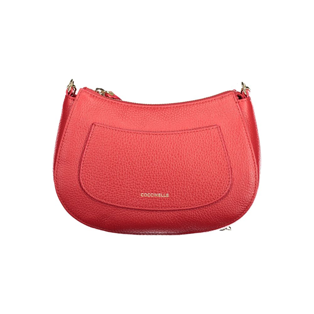Sac à main en cuir rouge Coccinelle pour femme