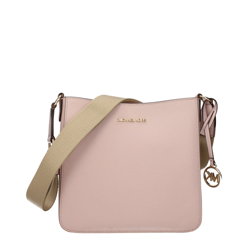 Sac à bandoulière en cuir rose Michael Kors