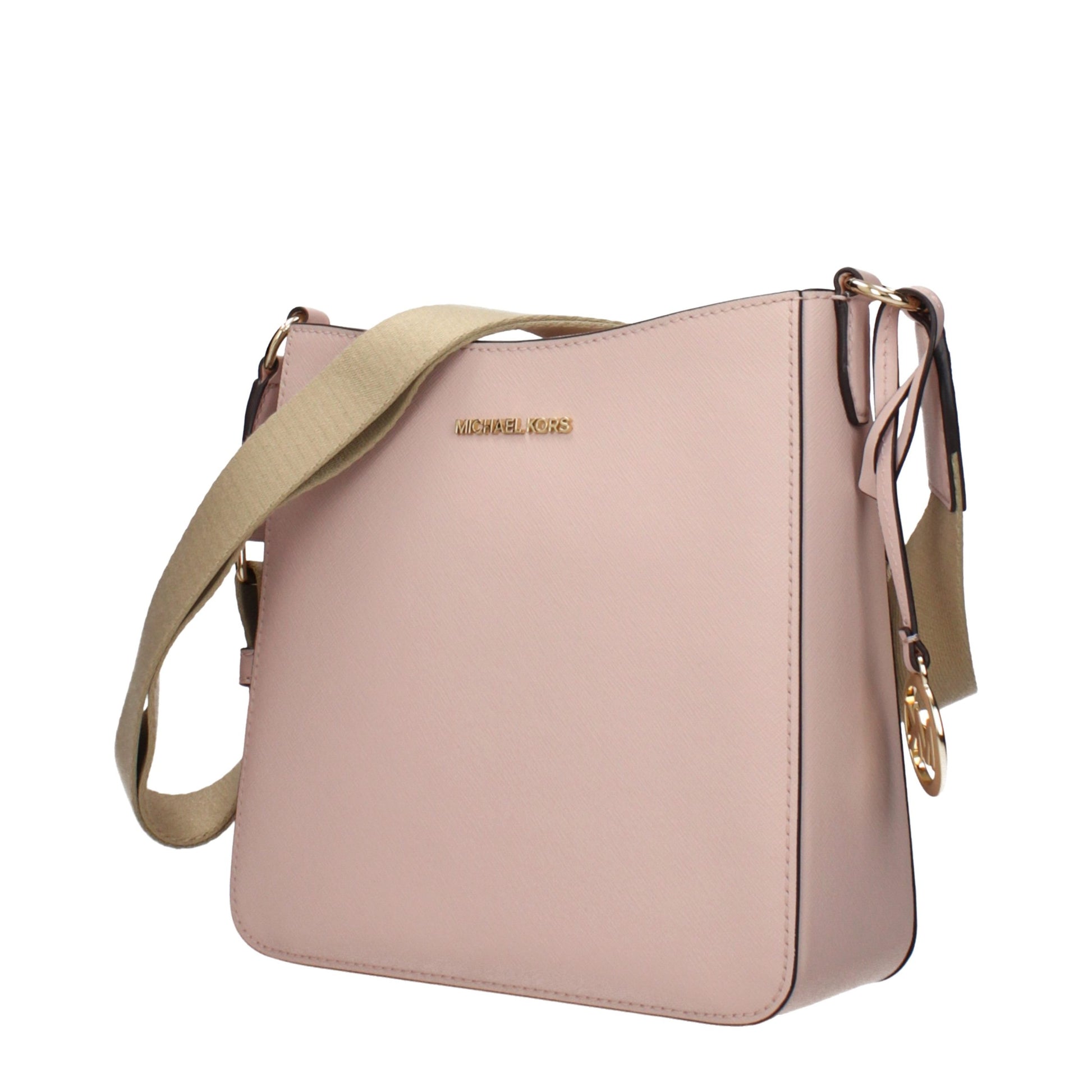 Sac à bandoulière en cuir rose Michael Kors