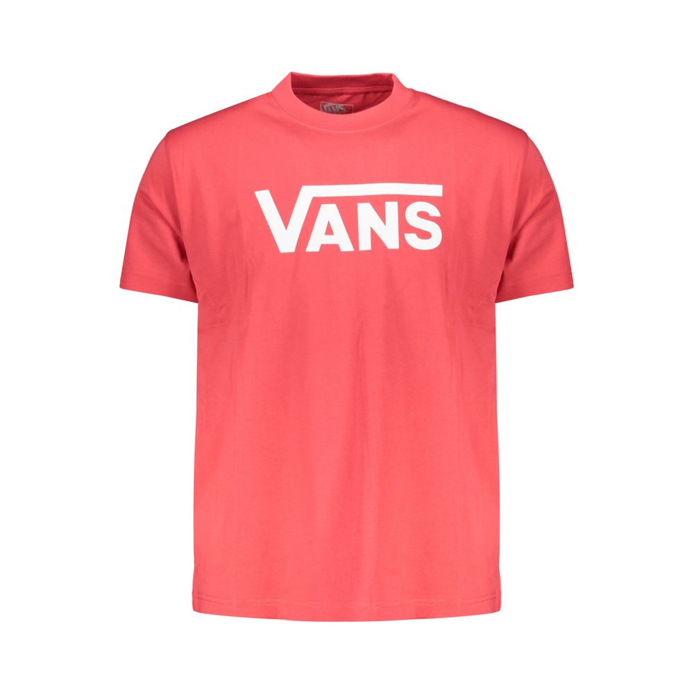 T-shirt homme en coton Vans Rosso