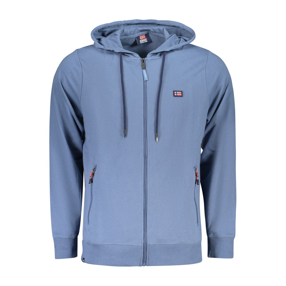 Norvège 1963 "Sweat-shirt à capuche bleu coton pour hommes"