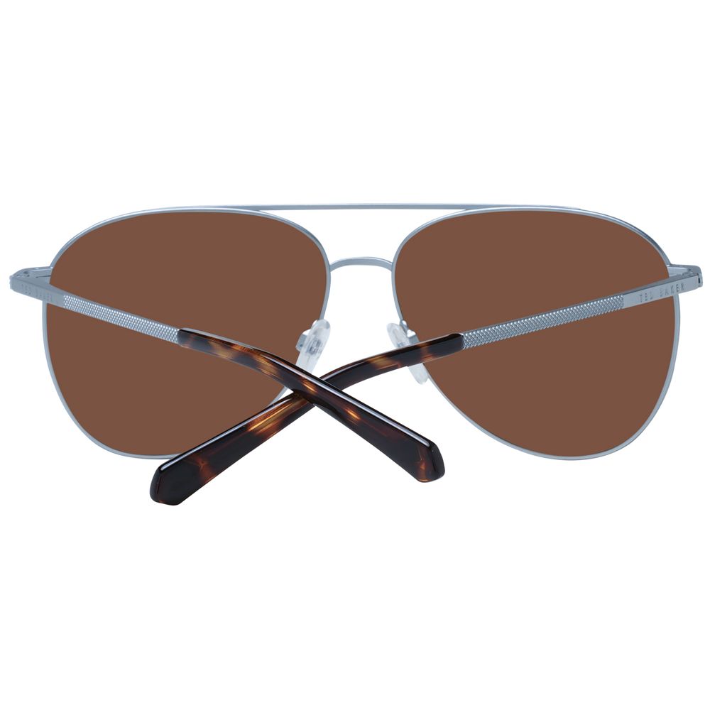 Lunettes de soleil Ted Baker en acier inoxydable argenté