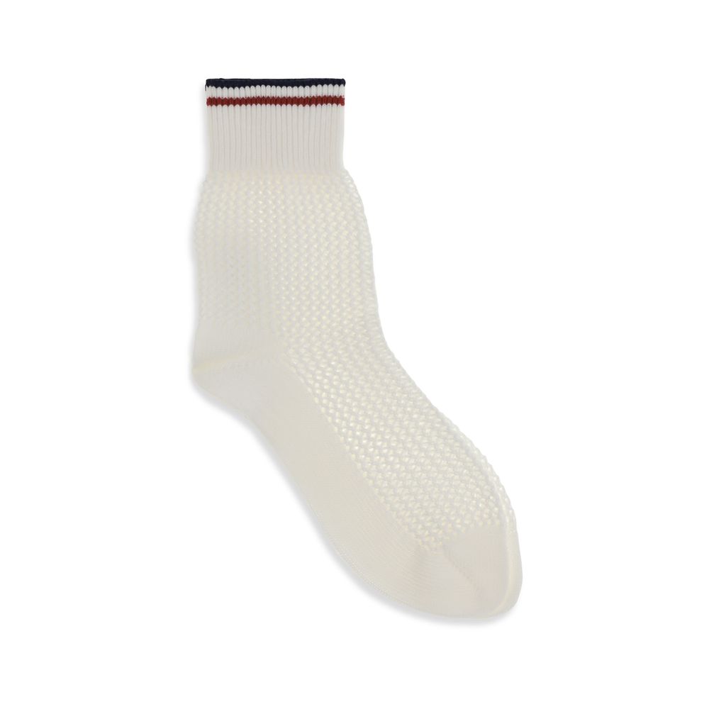 Chaussettes blanches en coton Brunello Cucinelli