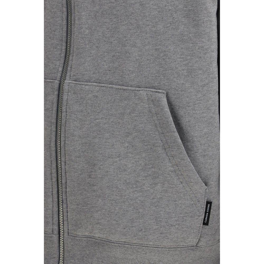 Sweat-shirt en coton gris Canada Goose