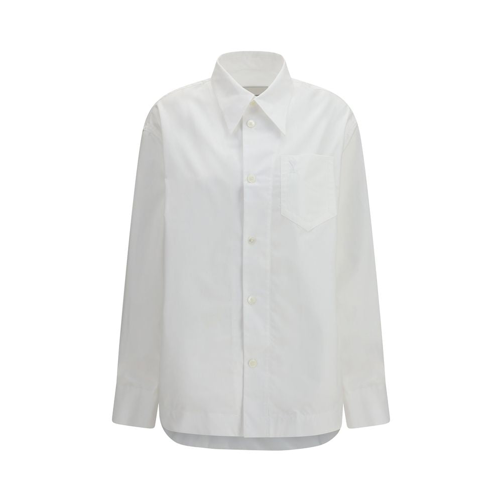 Chemise en coton blanc Ami Paris