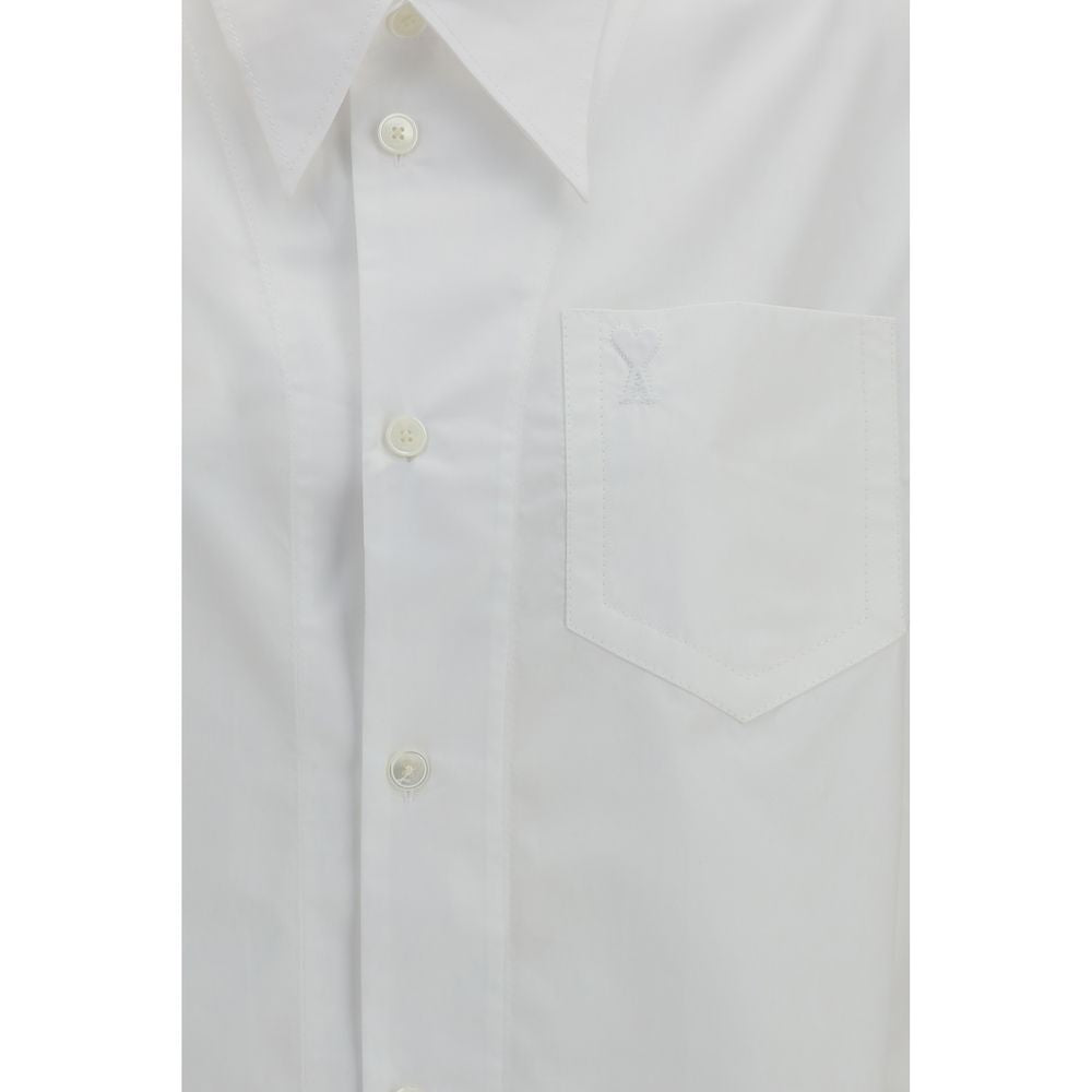 Chemise en coton blanc Ami Paris