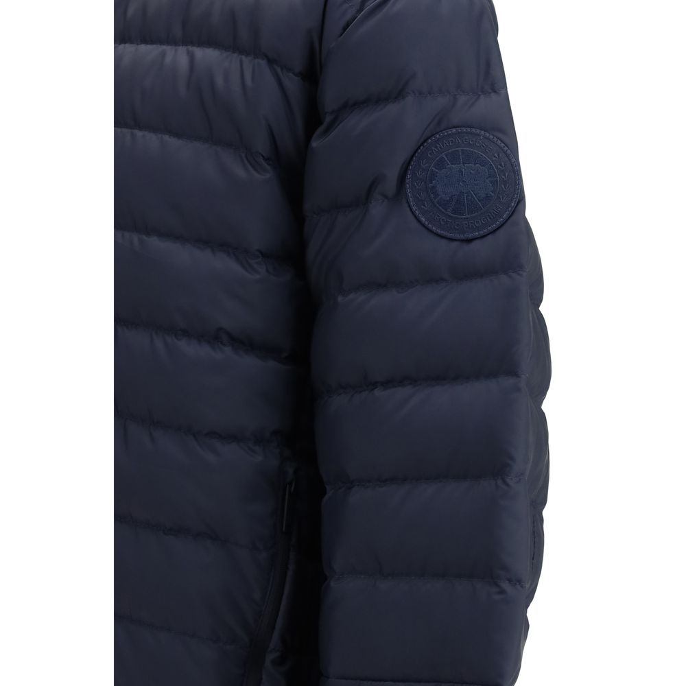 Veste en coquille en polyester recyclé bleu Canada Goose