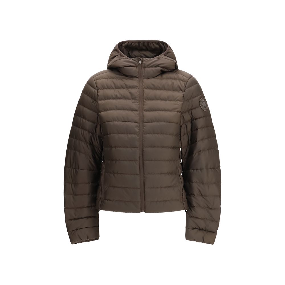Blouson long Canada Goose en polyester recyclé marron