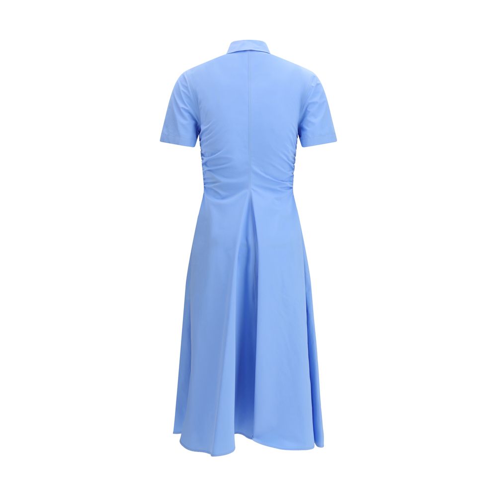 Robe décontractée Alexander McQueen en coton bleu