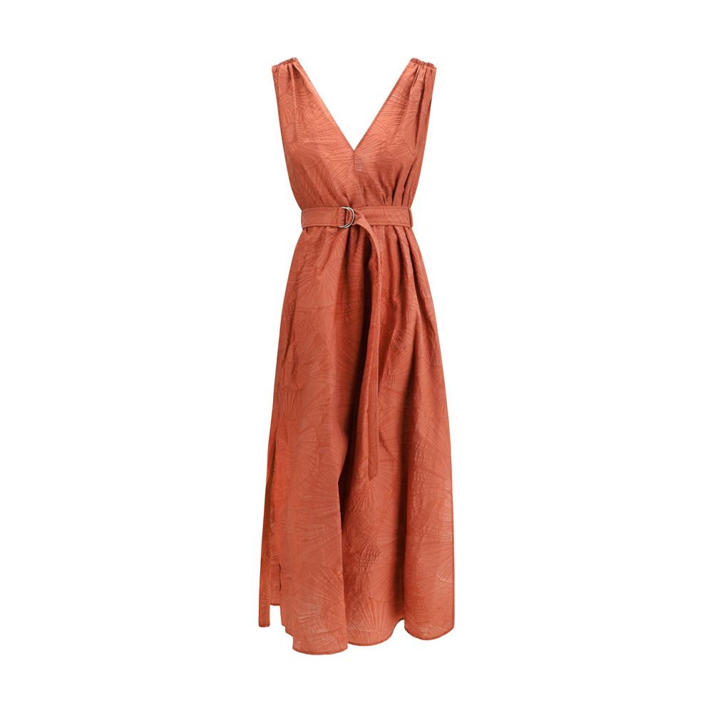 Robe décontractée Brunello Cucinelli en coton multicolore