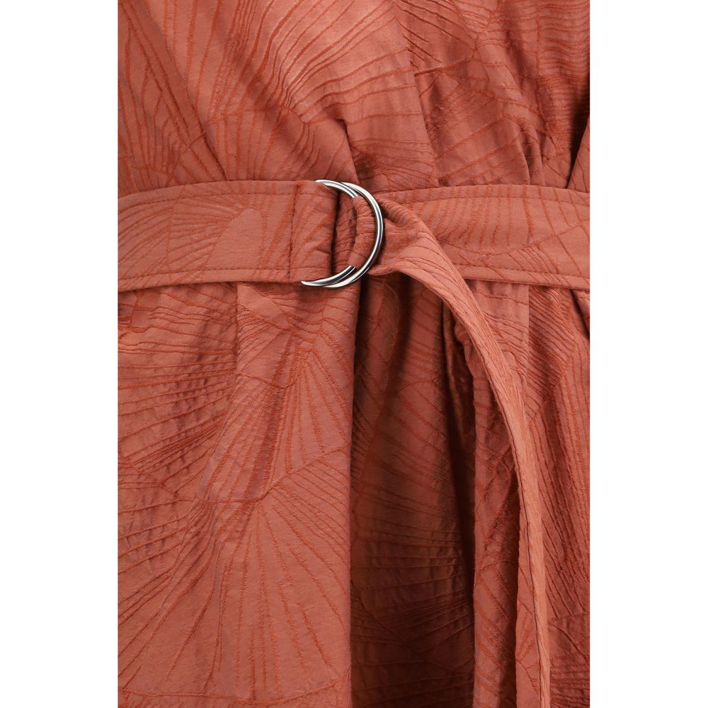 Robe décontractée Brunello Cucinelli en coton multicolore