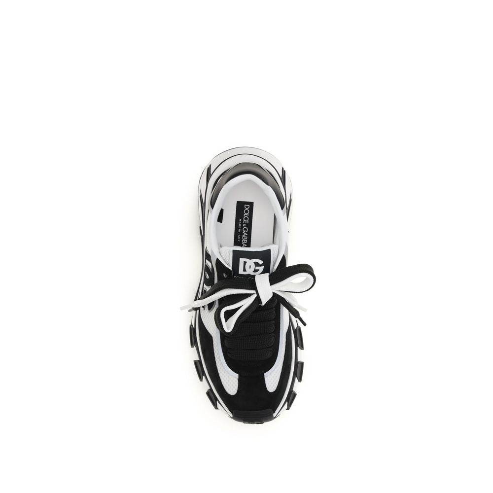 Baskets Dolce & Gabbana noires en cuir de veau Bos Taurus
