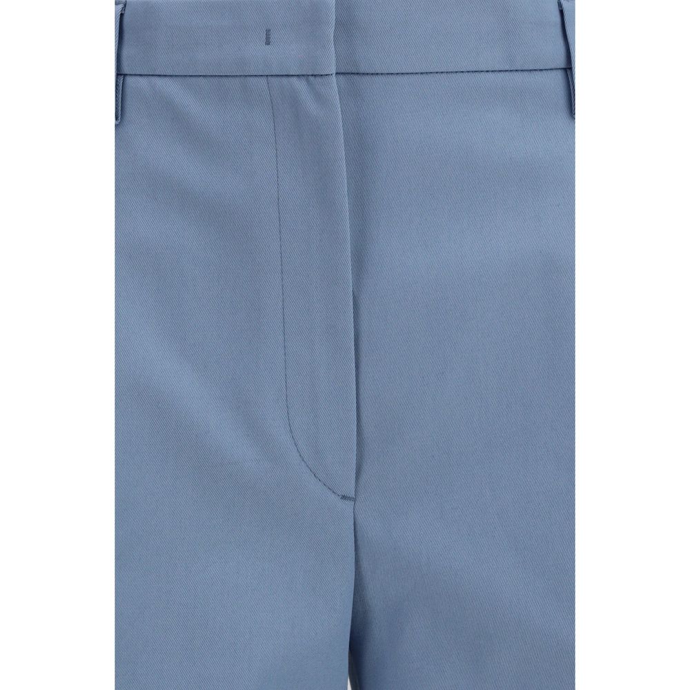 Pantalon Chino Prada en Coton Bleu