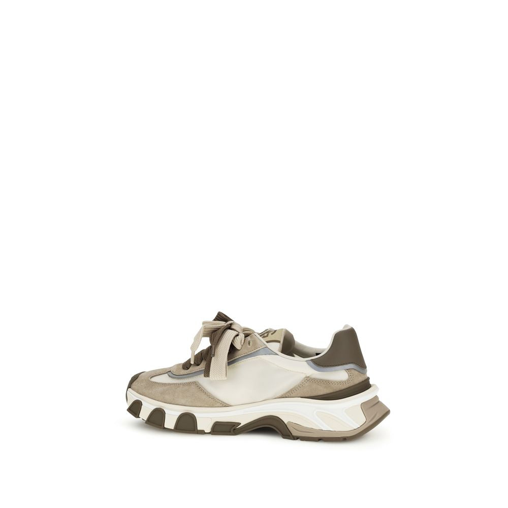 Baskets athlétiques Dolce & Gabbana en cuir de veau multicolore Bos Taurus