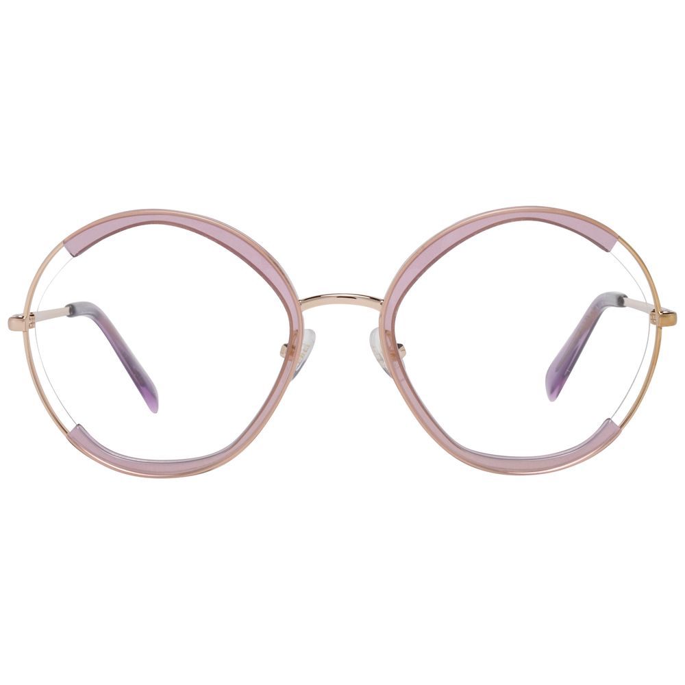 Lunettes (monture) en métal violet Emilio Pucci