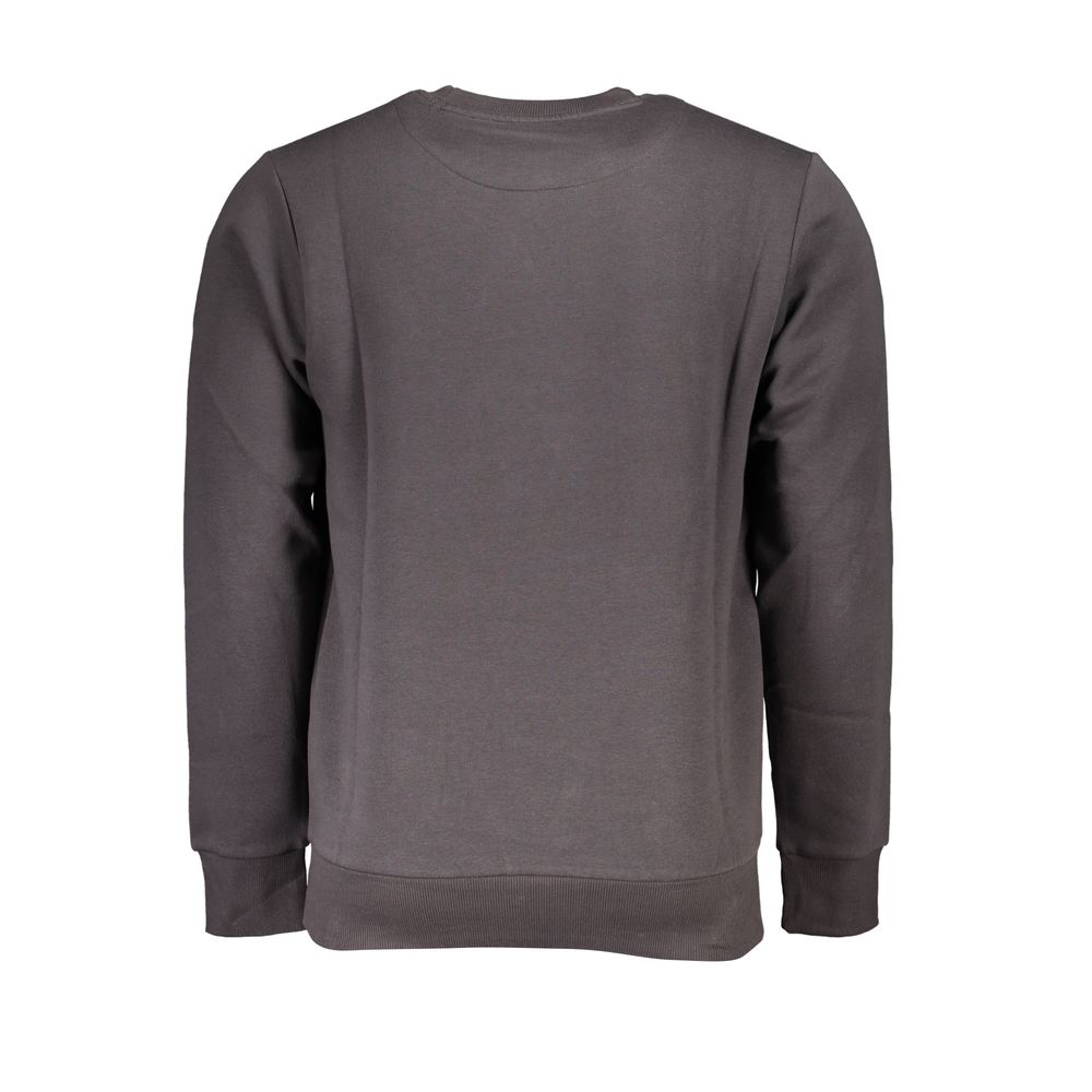 Sweat-shirt pour hommes en coton gris chiné des États-Unis