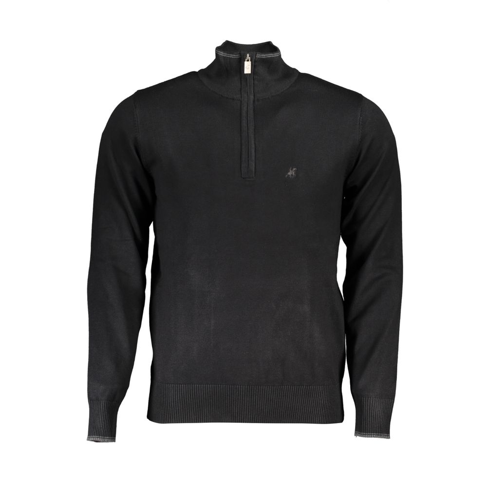 Pull pour homme en viscose noir Grand U.S.