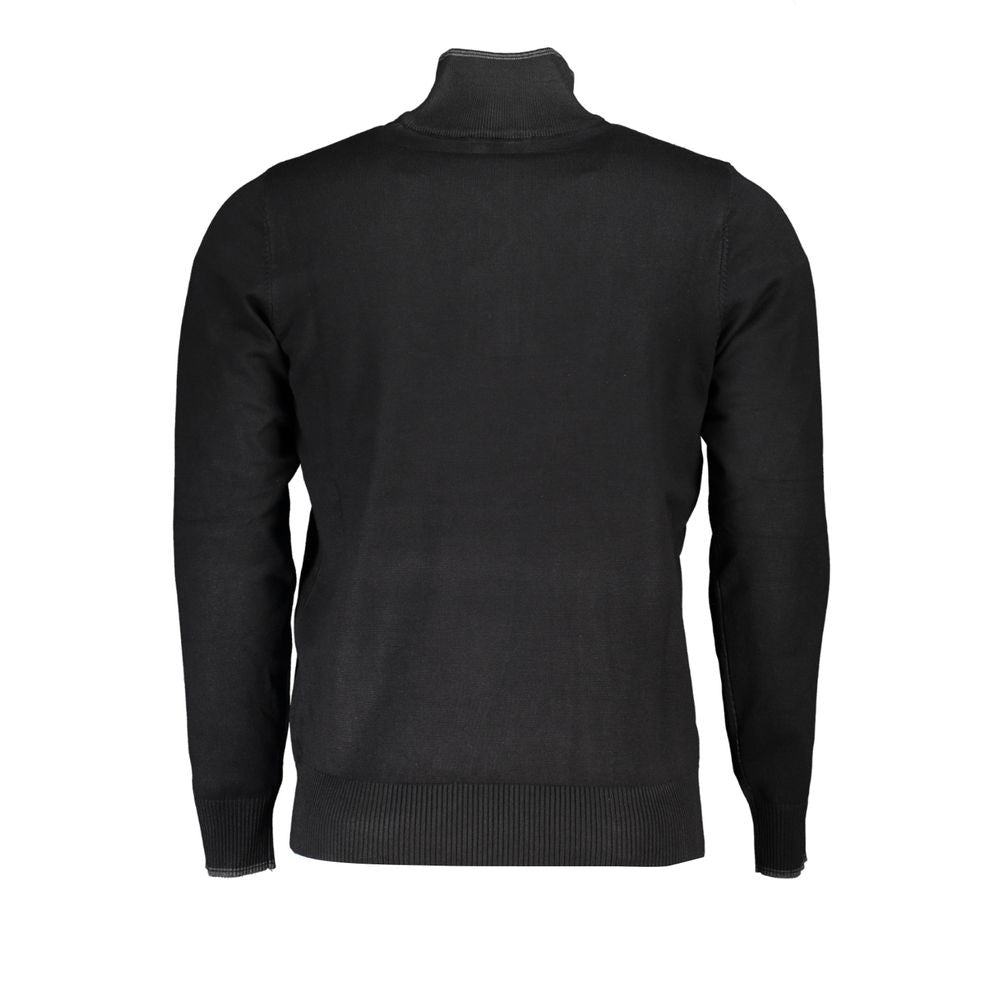 Pull pour homme en viscose noir Grand U.S.