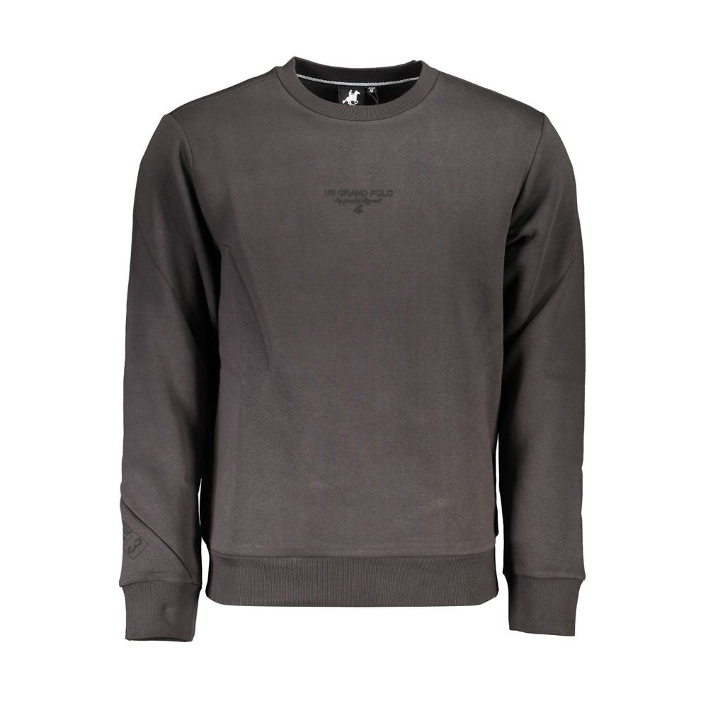 Sweat-shirt pour hommes en coton gris chiné des États-Unis