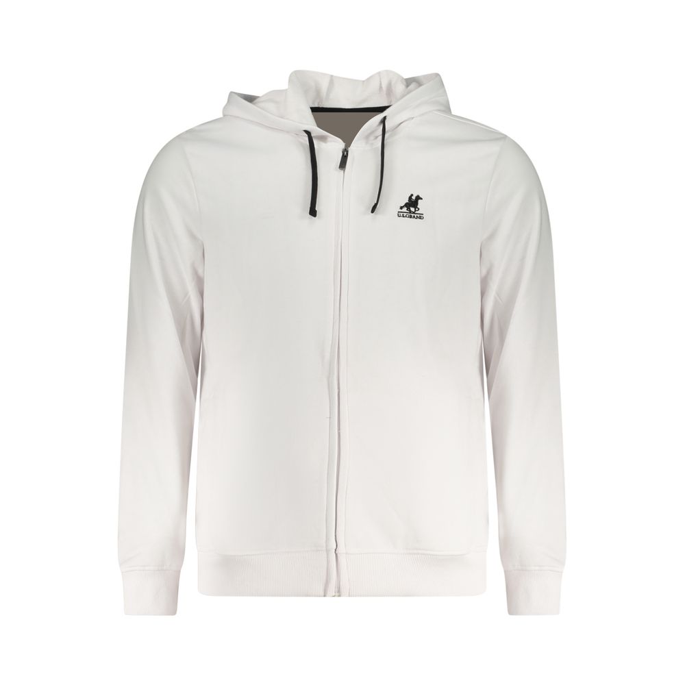Sweat à capuche en coton blanc pour homme U.S. Grand