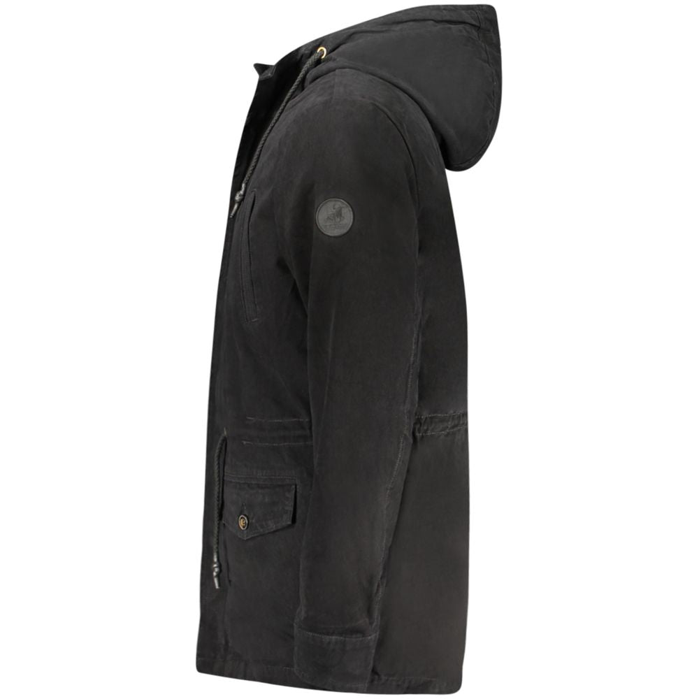 Parka homme en polyester Grand Nero U.S.