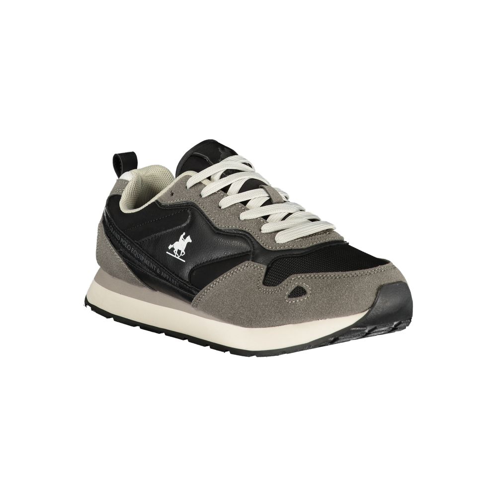 U.S. Grand Black Polyurethane Men Sneaker
