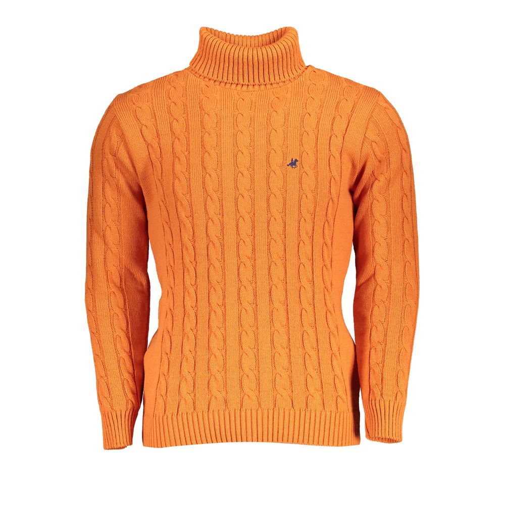 Pull Homme Américain en Acrylique Grand Orange