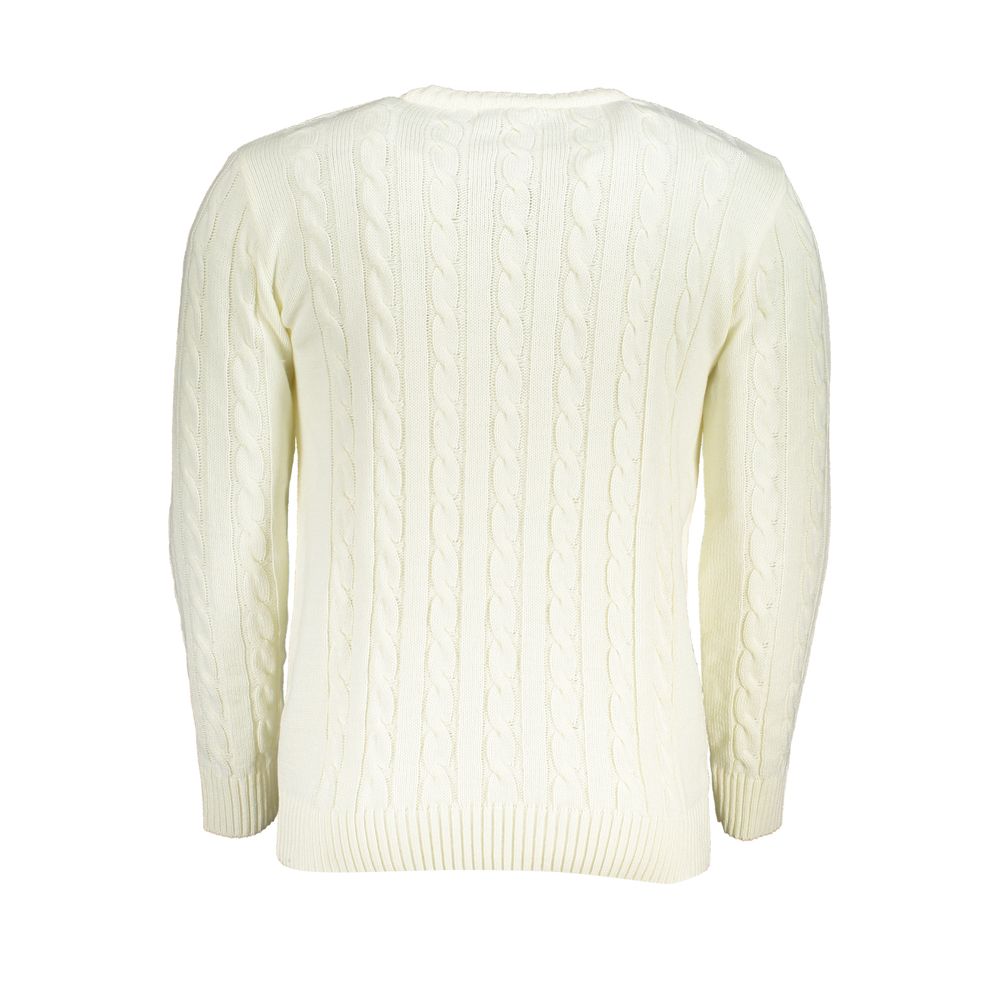 U.S. Grand Bianco Pull en Acrylique pour Hommes