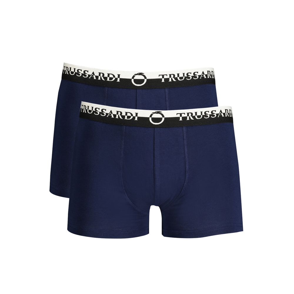 Caleçon Trussardi Blu en coton pour homme