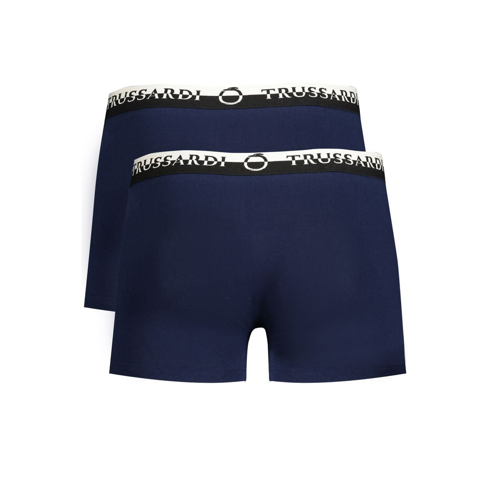 Caleçon Trussardi Blu en coton pour homme