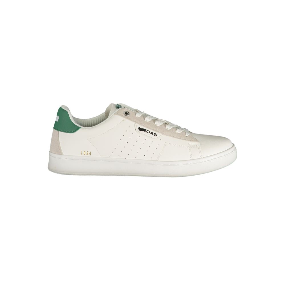 Baskets homme Gas White en polyuréthane