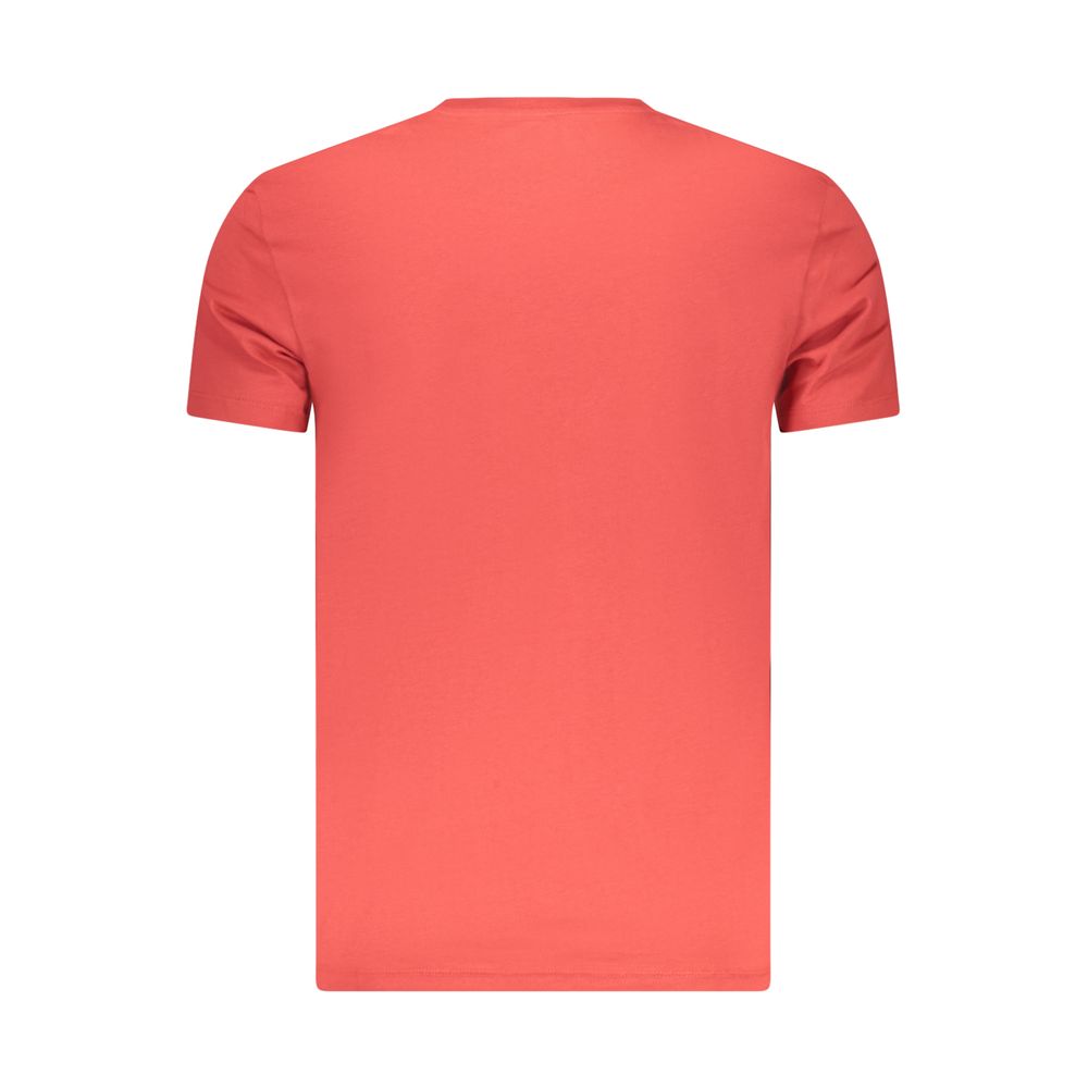 T-shirt Timberland rouge en coton biologique pour homme